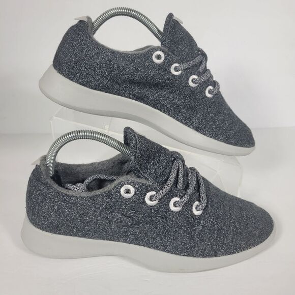 Allbirds Grey NZ Merino Wool Runners Shoes Women Size 10 WRW10 - Picture 5 of 9